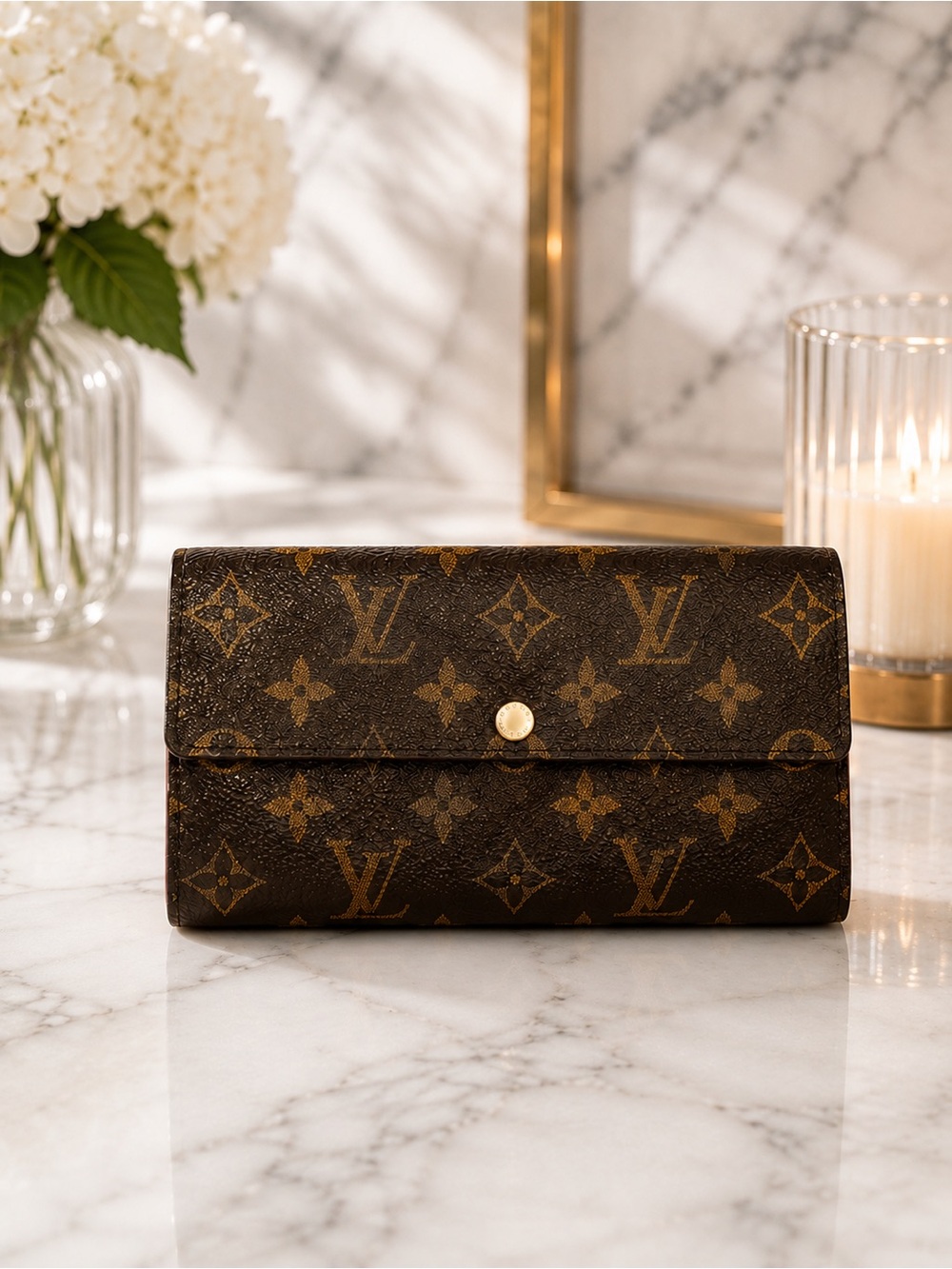 Louis Vuitton Monogram Vintage Sarah Wallet Full Inclusion Excellent Condition